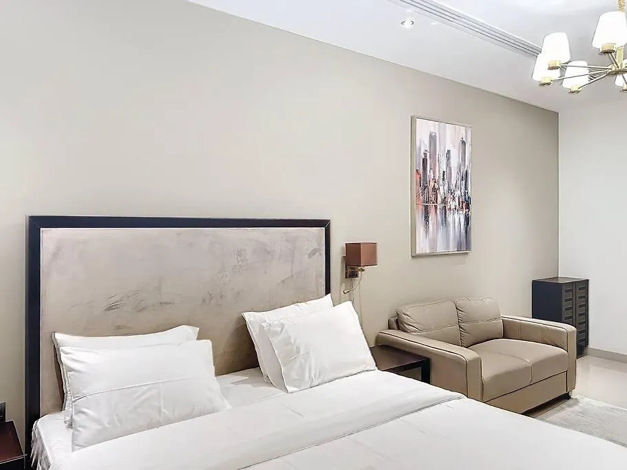 Apartmán Tick - City Skyline View Studio II Elite Residence Dubaj