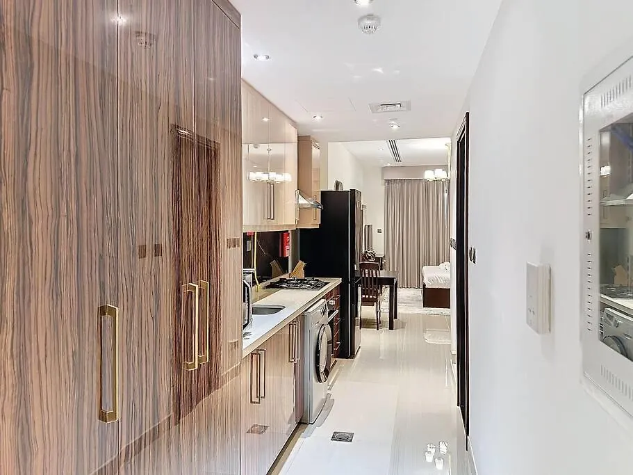 Tick - City Skyline View Studio II Elite Residence Dubaj Apartmán