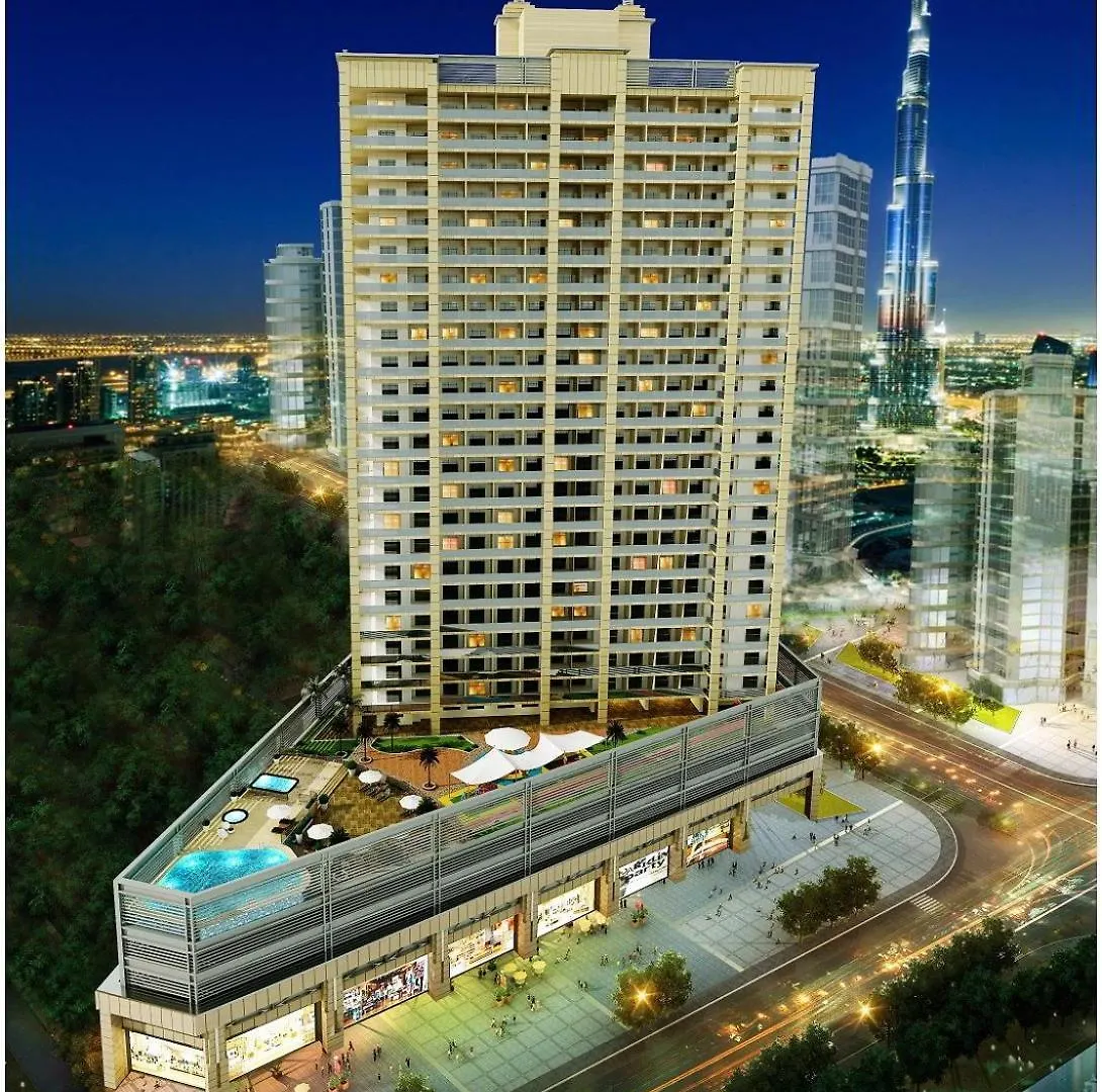 Apartmán Tick - City Skyline View Studio II Elite Residence Dubaj Spojené arabské emiráty